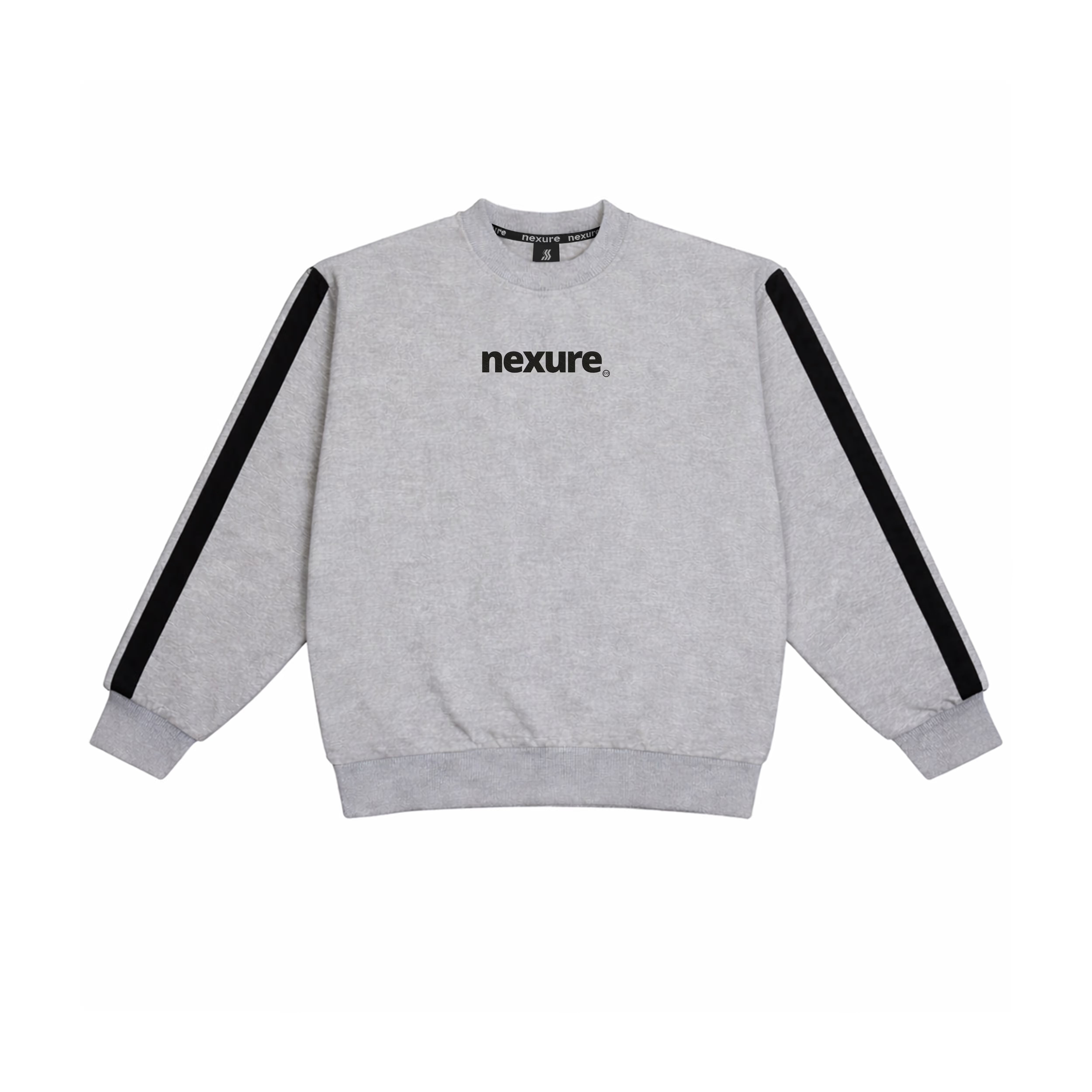 Nexure Co. Signature Side-Stripe Fleece Sweatshirt